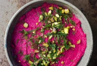 Vibrant Beet Hummus Recipe with Creamy Lemon-Garlic Flavor