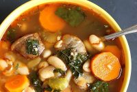 One-Pot Cannellini Bean, Sausage and Kale Soup