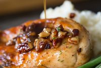 Butter Pecan Chicken Recipe with Crispy Pan-Seared Chicken and Maple Glaze