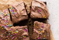 Decadent Dark Chocolate Birthday Snack Cake Recipe