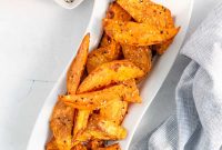 Crispy Air Fryer Sweet Potato Wedges Recipe
