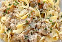 Creamy Ground Pork Stroganoff Recipe for Quick Weeknight Meals