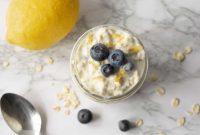 Lemon Blueberry Overnight Oats Recipe for Bright Morning Breakfast