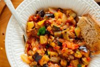 Classic French Ratatouille with Fresh Vegetables