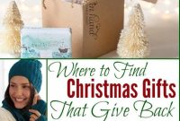 Christmas Gifts That Give Back: Charitable and Sustainable Picks