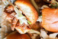BBQ Pulled Pork Sliders with Crisp Apple Coleslaw