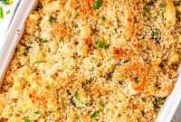 Creamy Alfredo Chicken and Broccoli Casserole Recipe