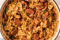 Creamy Cajun Pastalaya with Shrimp and Sausage