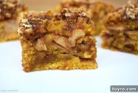 Maple Apple Walnut Slice Recipe: Moist Autumn Cake