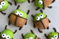 Beetlejuice Kiwi Halloween Treats