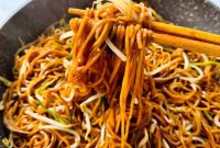 Crispy Soy Sauce Pan-Fried Noodles Recipe
