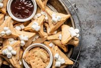 S’mores Hamantaschen: Chocolate & Marshmallow Purim Treat