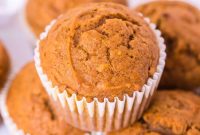Homemade Pumpkin Muffins with Warm Spices