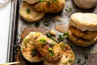 Crispy Vegan Fried Chicken with Sourdough Biscuits