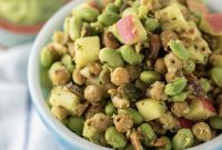 Edamame Salad with Sesame Ginger Dressing