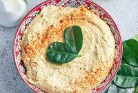 Vegan Whipped Feta Dip with Pistachios Lime Leaves and Rosemary