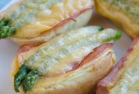 Smoked Bacon, Ranch Ham & Asparagus Melt Sandwiches