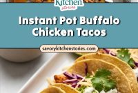 Instant Pot Buffalo Chicken Tacos for Quick Weeknight Dinners