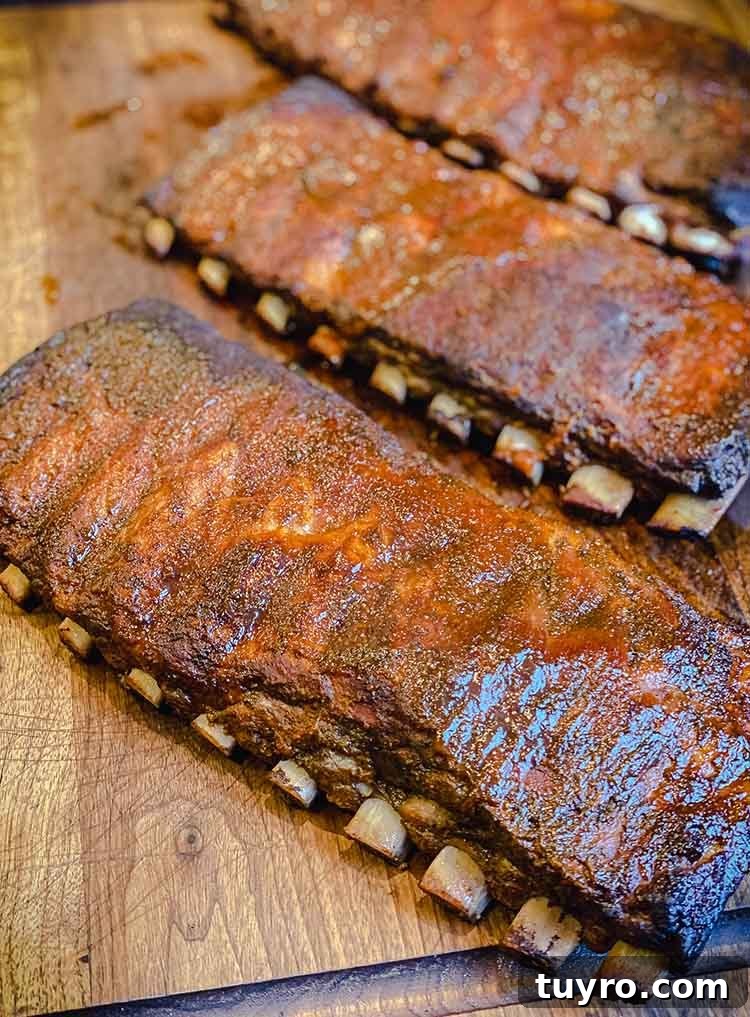 How to Tell When Pork Ribs Are Perfectly Cooked 2 perfectly cooked pork ribs