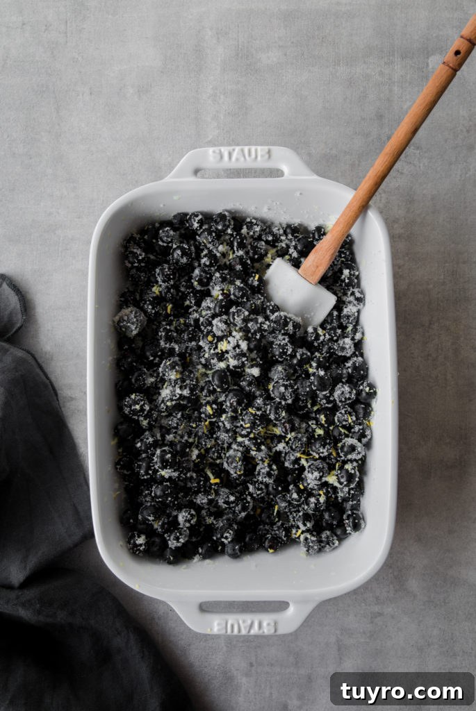 Keto Blueberry Cobbler Recipe: Low-Carb Dessert 3 blueberries in white dish