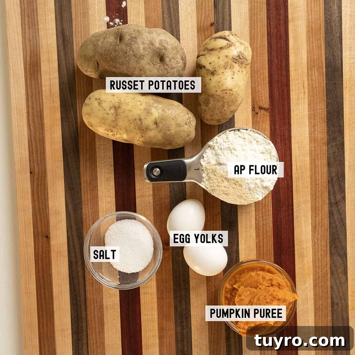 Ingredients for the recipe.