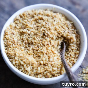 Walnut Parmesan: Vegan Dairy-Free Cheese Substitute for Pasta and Salads 7 vegan parmesan