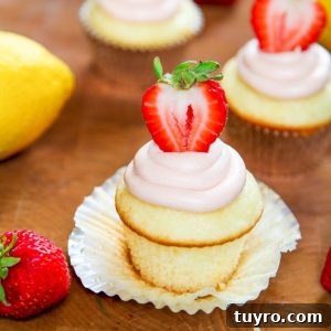 Strawberry Lemonade Cupcakes photo