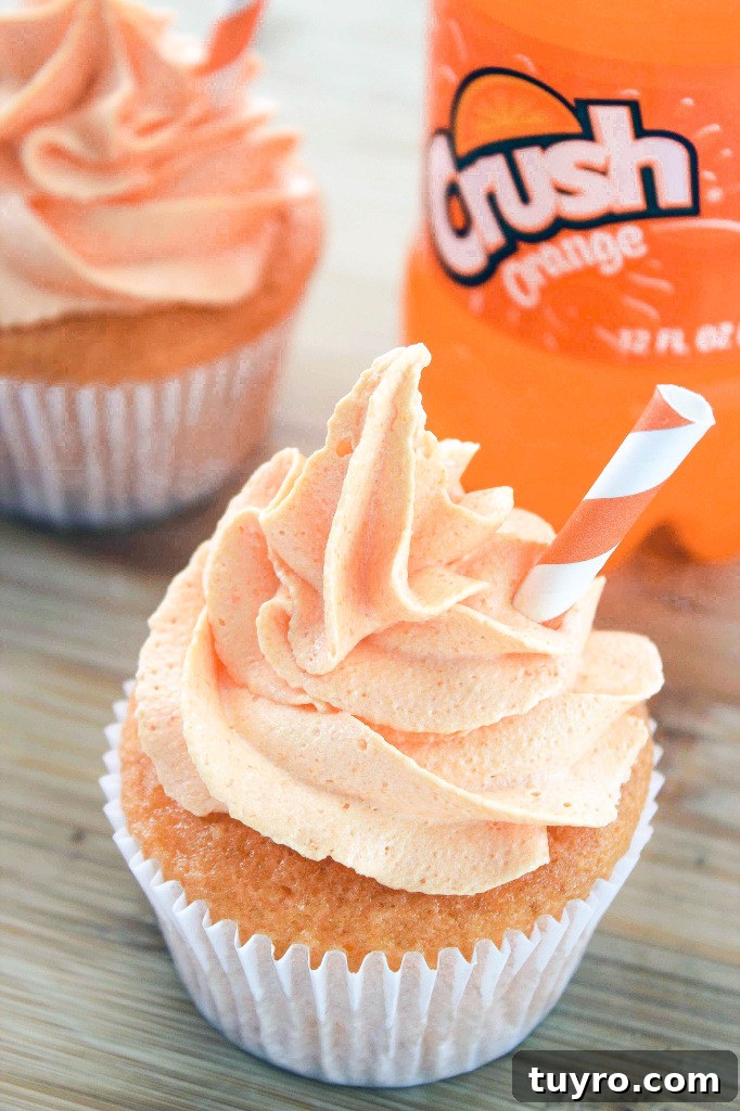 Strawberry Lemonade Cupcakes Recipe with Fresh Citrus Glaze 7 Orange Crush Cupcakes