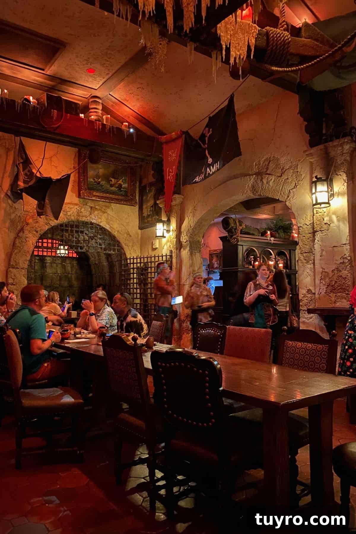 Beak & Barrel Restaurant Review: Dining Tips for Magic Kingdom 4 the beak and barrel tables and chairs