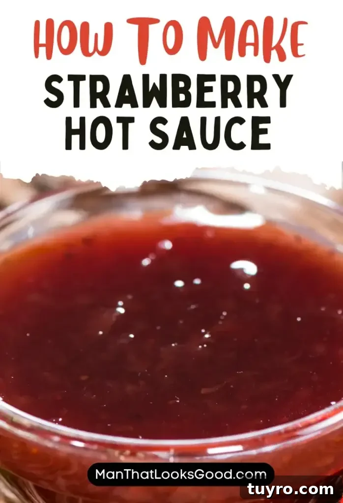 Homemade Strawberry Hot Sauce with Chili and Lime 2 Strawberry Hot Sauce