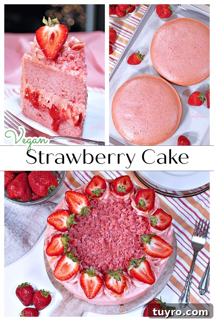 Moist Fresh Strawberry Layer Cake Recipe 2 strawberry cake