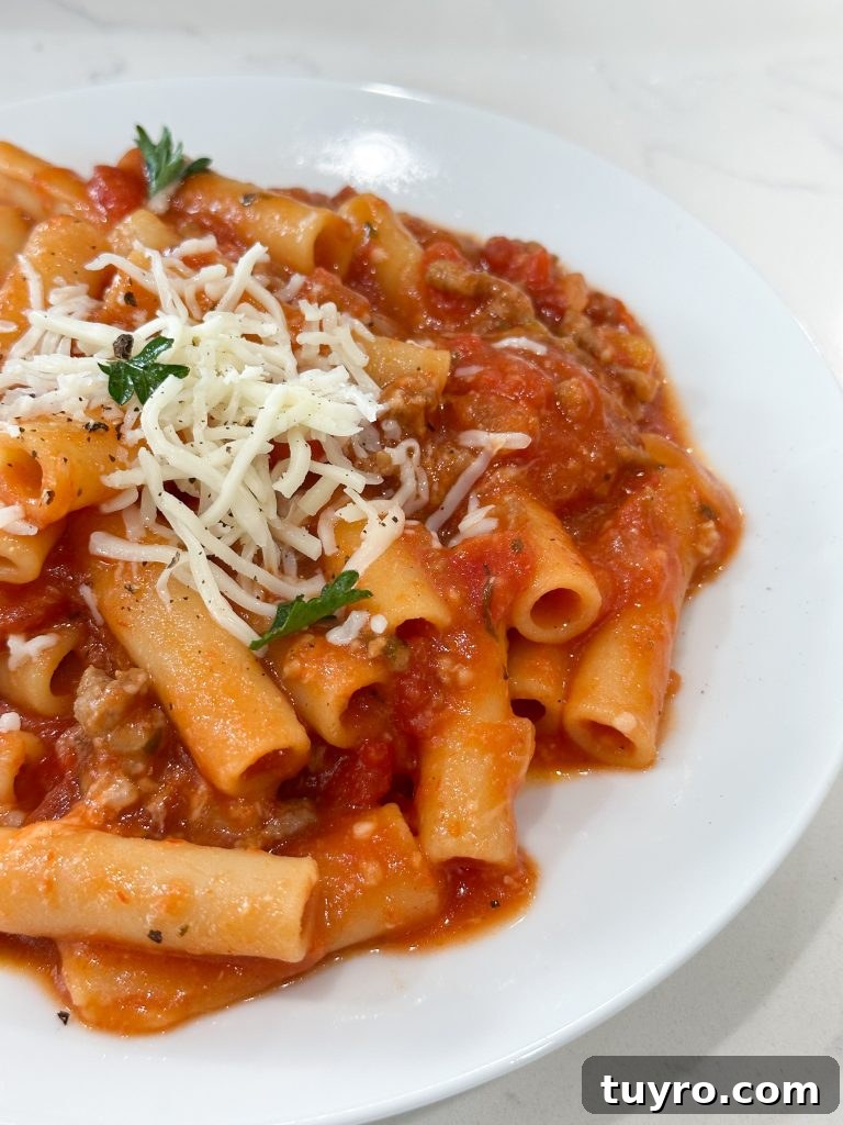 Slow Cooker Baked Ziti Recipe — Creamy, Cheesy One-Pot Meal 7 slow cooker baked ziti