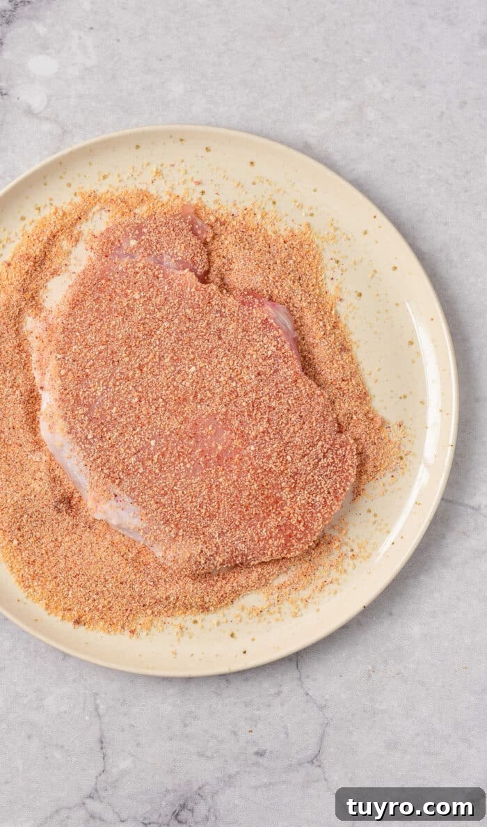 Oven Baked Thin Pork Chops