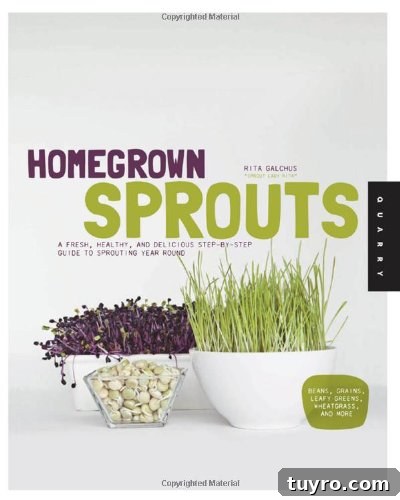 How to Sprout Nuts, Seeds & Grains at Home 5 Homegrown Sprouts book cover