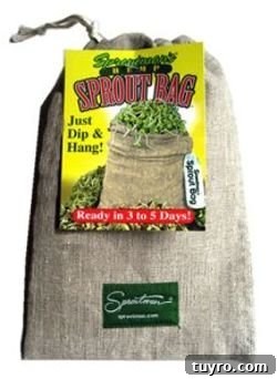 How to Sprout Nuts, Seeds & Grains at Home 9 Sproutman – Hemp Sprout Bag