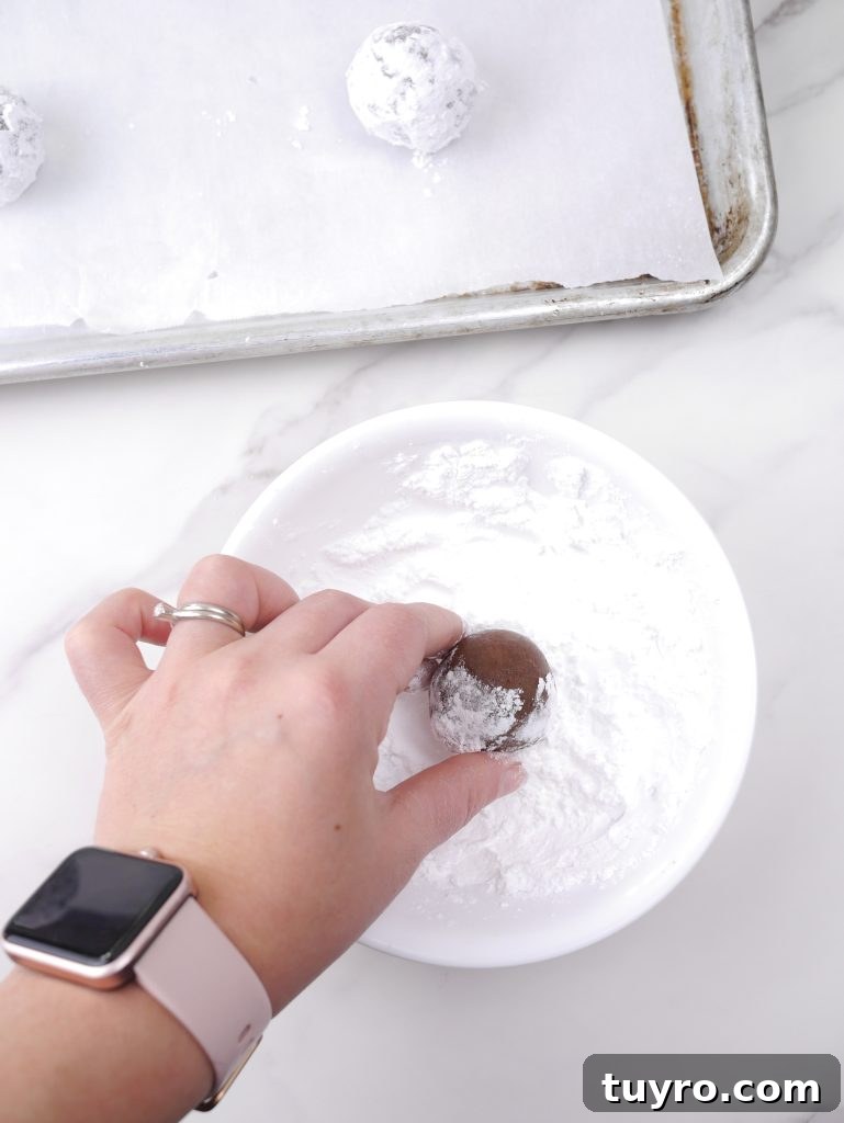 Fudgy Chocolate Crinkle Cookies Recipe 6 img 13667 5