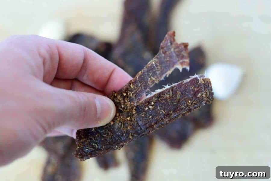 Jamaican Jerky Beef Jerky Finished Drying