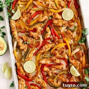 Sheet Pan Chicken Fajitas Recipe for Quick Weeknight Dinners 5 img 14155 5