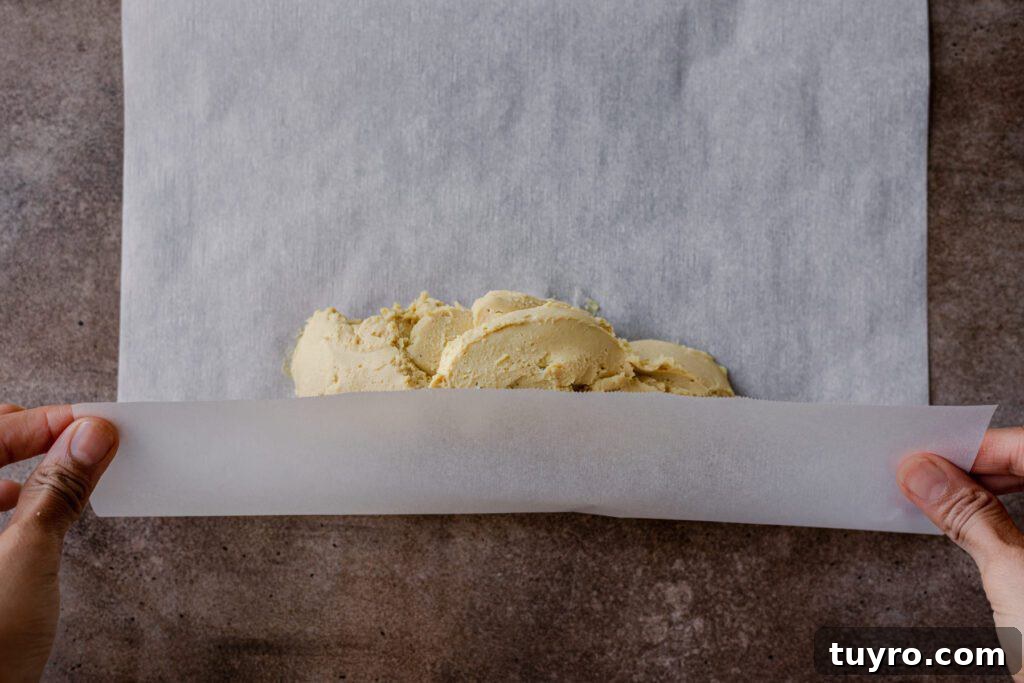 fermented cheese getting rolled up, part one