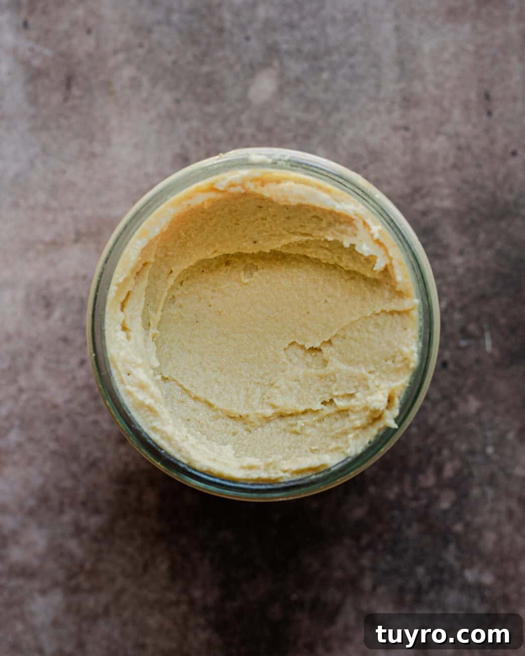 fermented cheese in jar, pre-fermenation