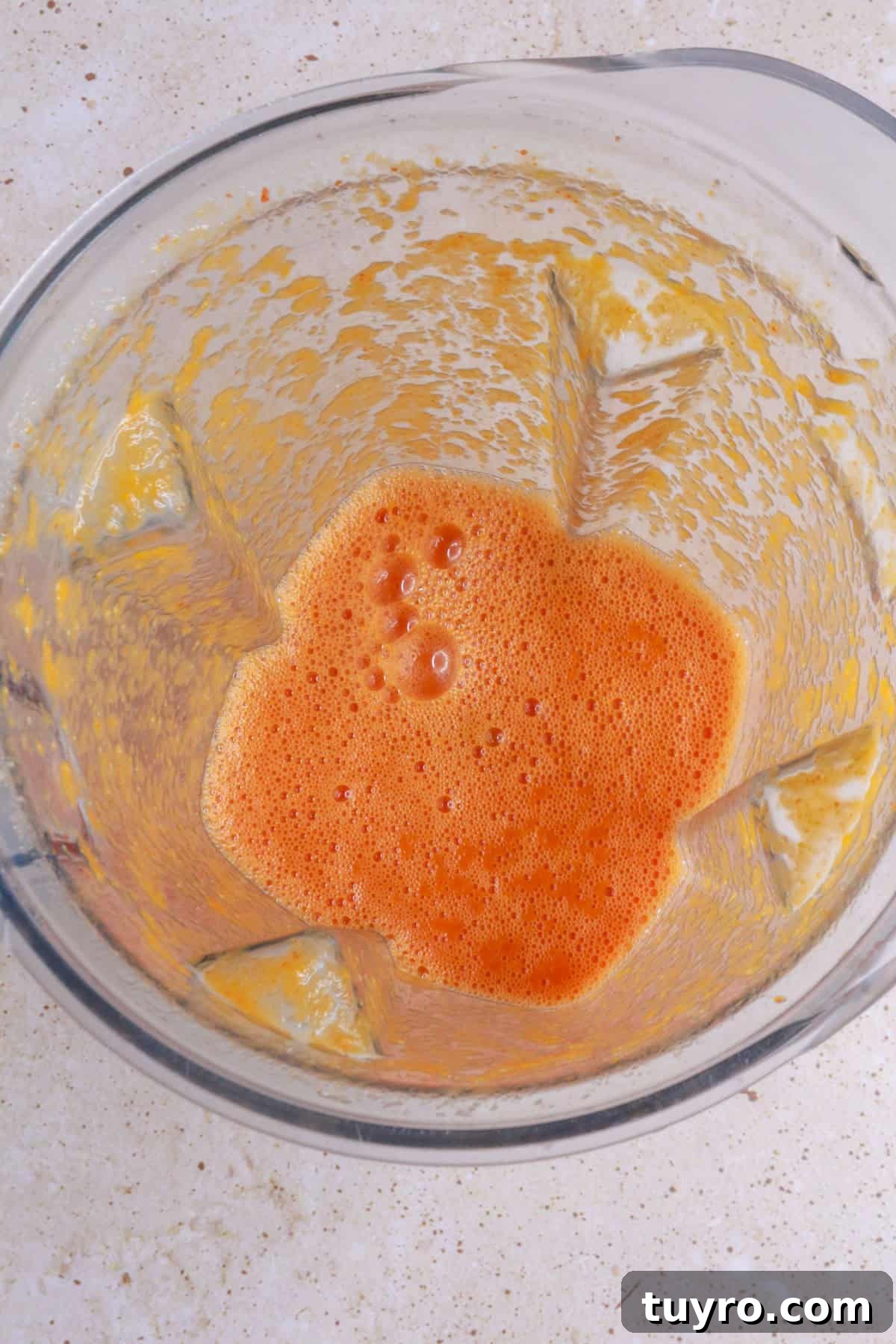 Spicy Chile de Árbol Tomato Salsa 6 blended salsa in blender