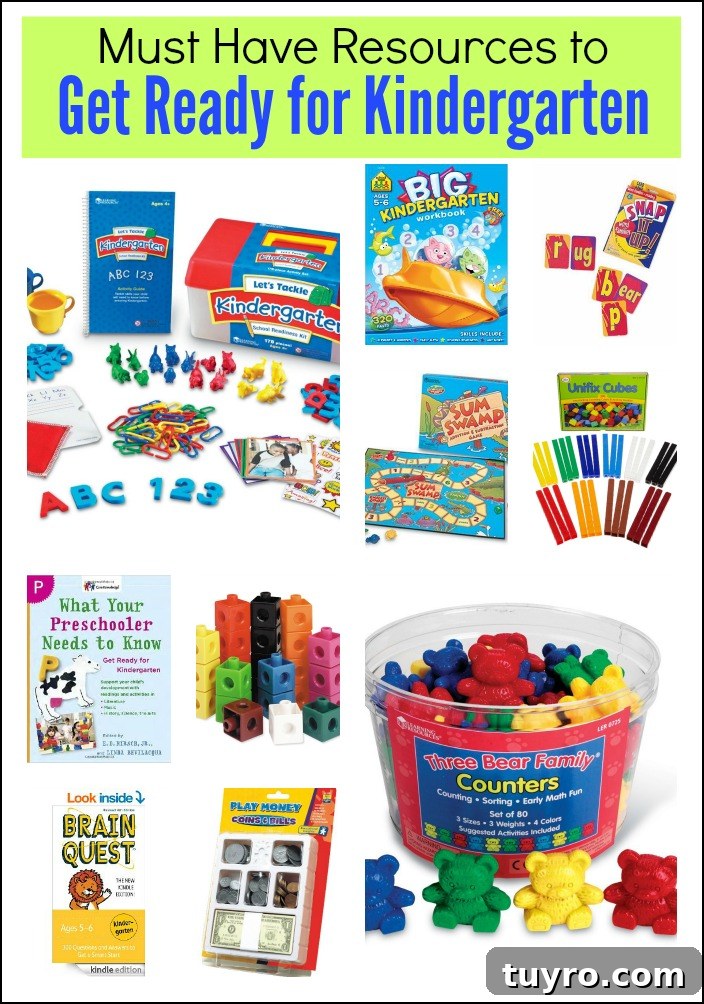 Essential Kindergarten Prep Resources for Parents 2 Must Have Resources to Get Ready for Kindergarten - these supplies will have your kid ready for K!