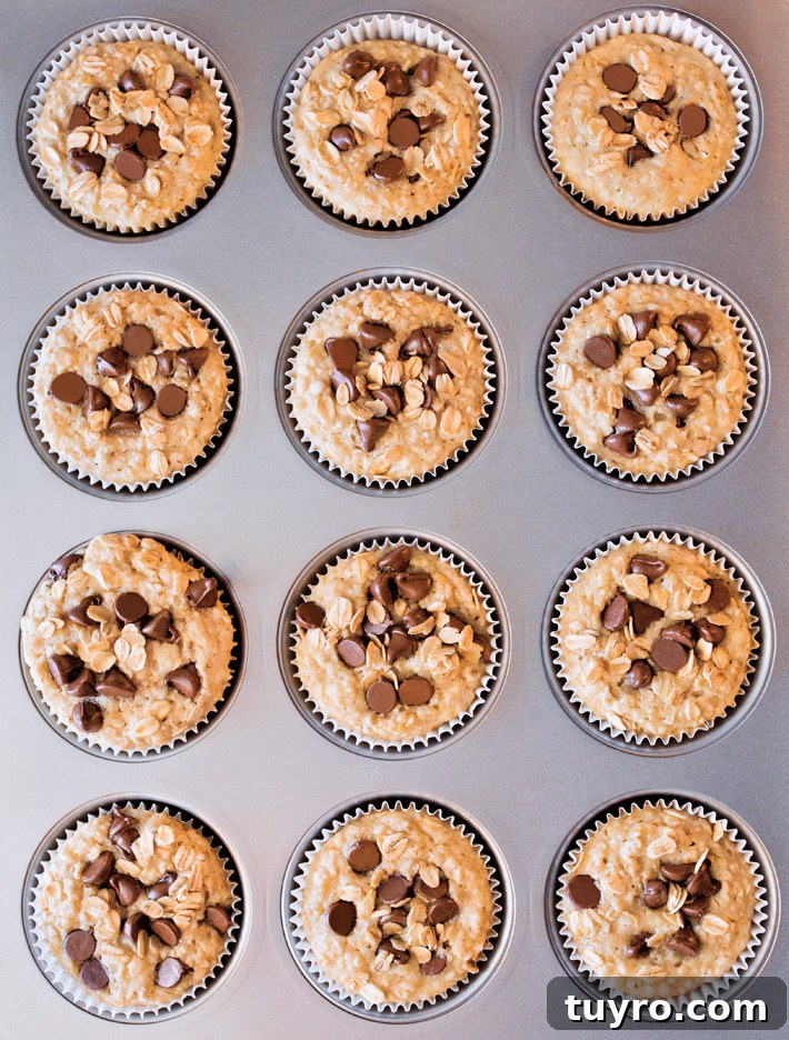 Vegan Oatmeal Muffins In A Muffin Tin