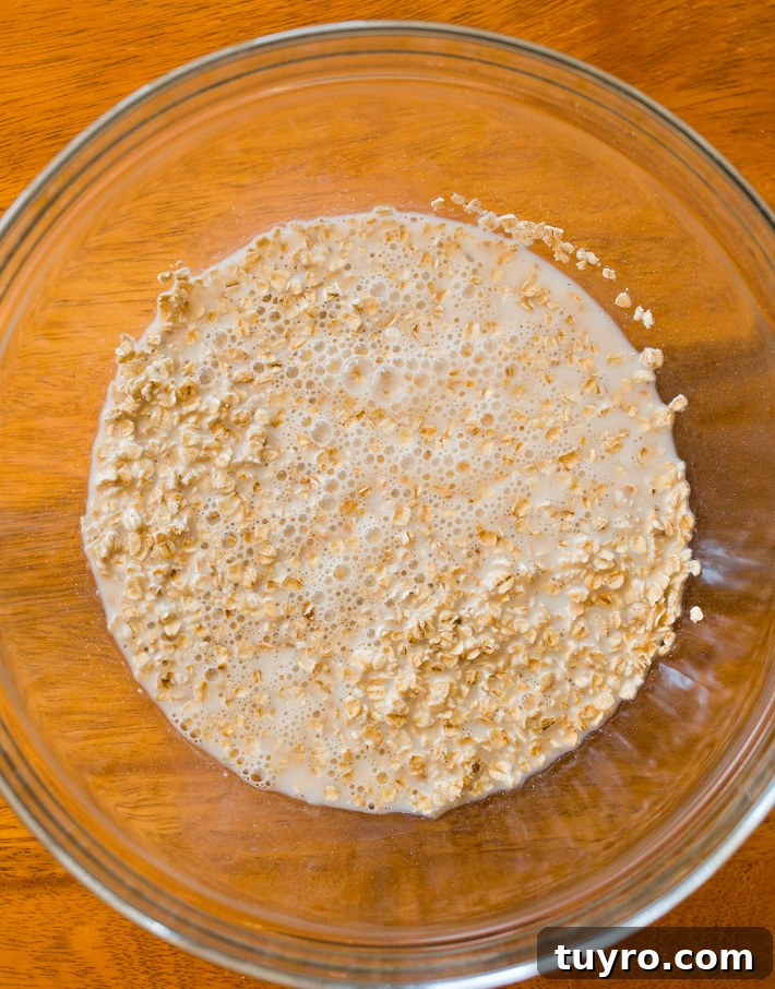 Brown Sugar Oat Muffin Batter