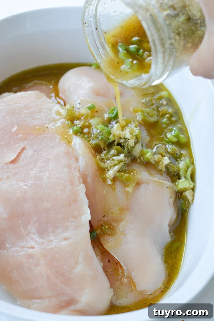 Easy Jalapeño Lime Marinade on Chicken