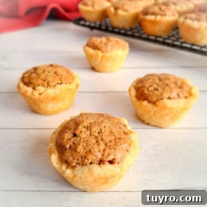 pecan pie tarts scattered around.