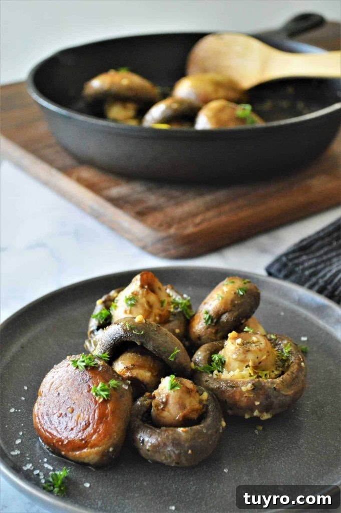 Keto Garlic Butter Mushrooms Recipe Keto Garlic Butter Mushrooms Recipe