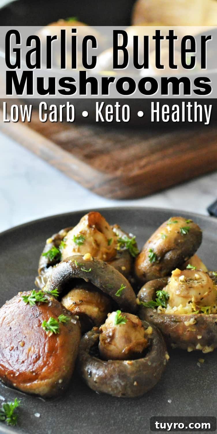 Keto Garlic Butter Mushrooms Recipe Keto Garlic Butter Mushrooms Recipe