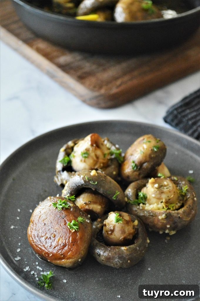 Keto Garlic Butter Mushrooms Recipe Keto Garlic Butter Mushrooms Recipe