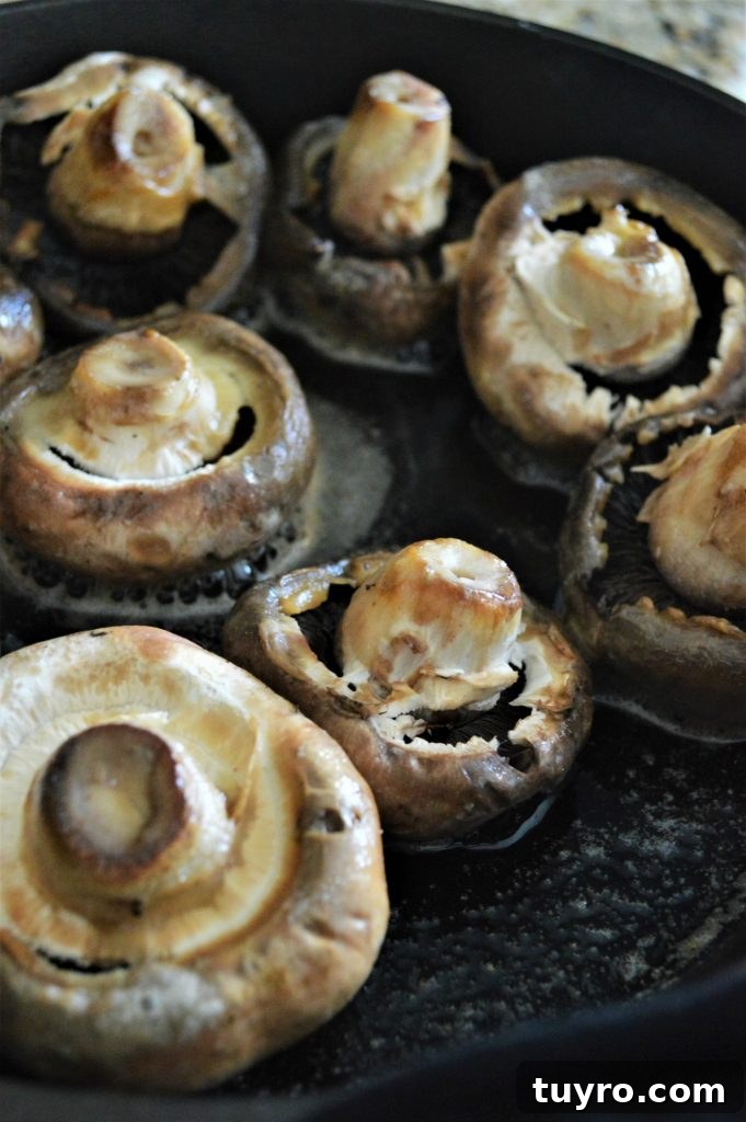 Keto Garlic Butter Mushrooms Recipe img 18452 9